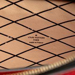 Pre Owned Louis Vuitton Red Epi Trunk Clutch