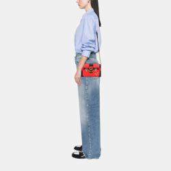 Pre Owned Louis Vuitton Red Epi Trunk Clutch