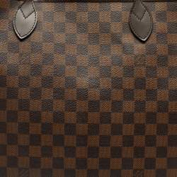 Pre Owned Louis Vuitton Damier Ebene Canvas Neverfull GM Bag