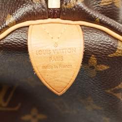Pre Owned Louis Vuitton Monogram Canvas Speedy 35 Bag