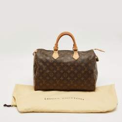 Pre Owned Louis Vuitton Monogram Canvas Speedy 35 Bag