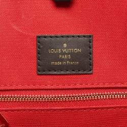 Pre Owned Louis Vuitton Monogram Giant Reverse Canvas Onthego MM Bag