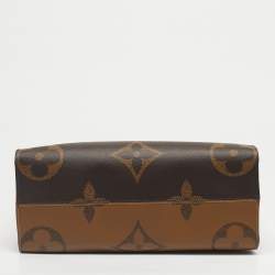 Pre Owned Louis Vuitton Monogram Giant Reverse Canvas Onthego MM Bag