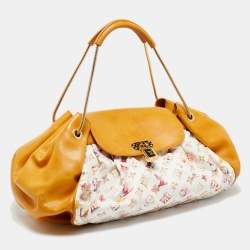 Pre Owned Louis Vuitton Limited Edition Richard Prince Monogram Watercolor Canvas Aquarelle Jamais Bag