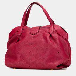 Pre Owned Louis Vuitton Red Monogram Mahina Cirrus PM