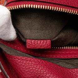Pre Owned Louis Vuitton Red Monogram Mahina Cirrus PM