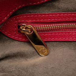 Pre Owned Louis Vuitton Red Monogram Mahina Cirrus PM