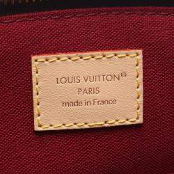 Pre Owned Louis Vuitton Brown Monogram Petit Palais