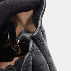 Pre Owned Louis Vuitton Black Mahina Babylone PM