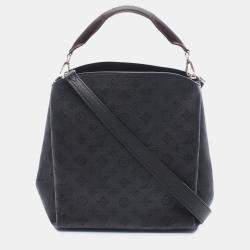 Pre Owned Louis Vuitton Black Mahina Babylone PM