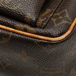 Pre Owned Louis Vuitton Brown Monogram Viva Cite PM