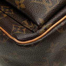 Pre Owned Louis Vuitton Brown Monogram Viva Cite PM