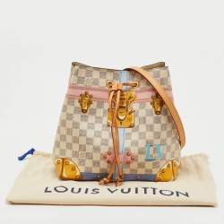 Pre Owned Louis Vuitton Damier Azur Summer Trunks NeoNoe MM Bag