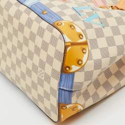 Pre Owned Louis Vuitton Damier Azur Summer Trunks NeoNoe MM Bag