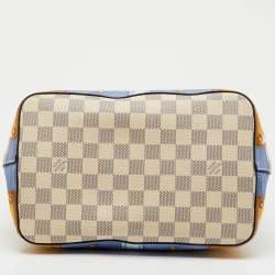 Pre Owned Louis Vuitton Damier Azur Summer Trunks NeoNoe MM Bag