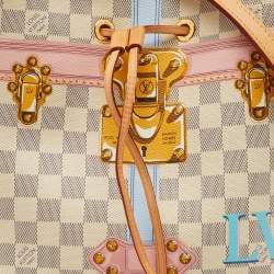 Pre Owned Louis Vuitton Damier Azur Summer Trunks NeoNoe MM Bag