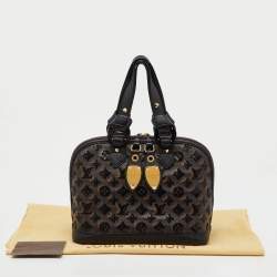 Pre Owned Louis Vuitton Limited Edition Black Monogram Sequins Eclipse Alma Bag