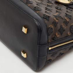 Pre Owned Louis Vuitton Limited Edition Black Monogram Sequins Eclipse Alma Bag