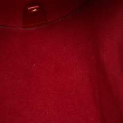 Pre Owned Louis Vuitton Red Epi Leather Soufflot Bag
