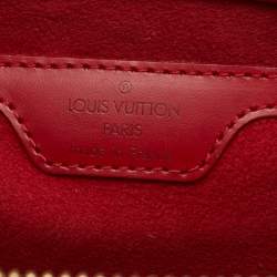 Pre Owned Louis Vuitton Red Epi Leather Soufflot Bag
