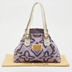 Pre Owned Louis Vuitton Limited Edition Lilac Tahitienne Cabas PM Bag