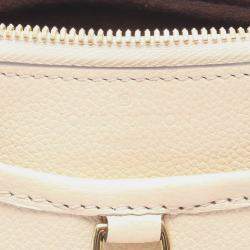 Pre Owned Louis Vuitton Beige Brown Monogram Empreinte Trianon PM
