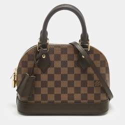 Pre Owned Louis Vuitton Damier Ebene Canvas Alma BB Bag