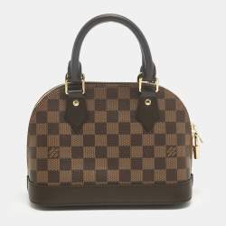 Pre Owned Louis Vuitton Damier Ebene Canvas Alma BB Bag