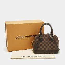 Pre Owned Louis Vuitton Damier Ebene Canvas Alma BB Bag