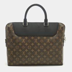 Pre Owned Louis Vuitton Monogram Macassar Canvas Porte-Documents Jour Bag