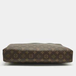 Pre Owned Louis Vuitton Monogram Macassar Canvas Porte-Documents Jour Bag