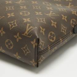 Pre Owned Louis Vuitton Monogram Macassar Canvas Porte-Documents Jour Bag