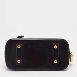 Pre Owned Louis Vuitton Amarante Monogram Vernis Alma BB Bag