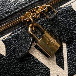 Pre Owned Louis Vuitton Black Bicolor Monogram Giant Empreinte Vanity PM