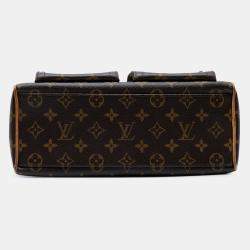 Pre Owned Louis Vuitton Brown Monogram Manhattan PM