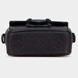 Pre Owned Louis Vuitton Black Monogram Taurillon Pico S Lock