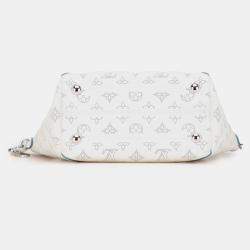 Pre Owned Louis Vuitton White Monogram Mahina Hina PM