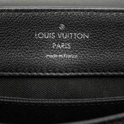 Pre Owned Louis Vuitton Black Leather Lockme II