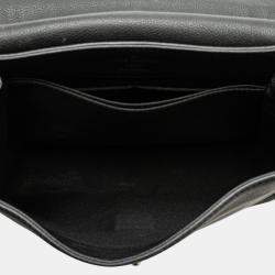 Pre Owned Louis Vuitton Black Leather Lockme II