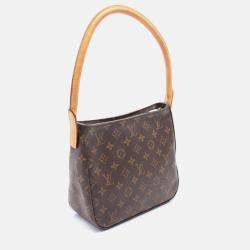 Pre Owned Louis Vuitton Looping MM Brown Monogram Canvas Shoulder Bag