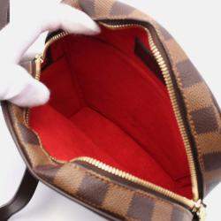 Pre Owned Louis Vuitton Ipanema Brown Damier Ebene Canvas Shoulder Bag