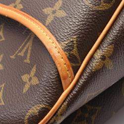 Pre Owned Louis Vuitton Deauville Brown Monogram Canvas and Leather Shoulder Bag