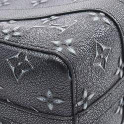 Pre Owned Louis Vuitton Grey Monogram Faded Leather City Keepall