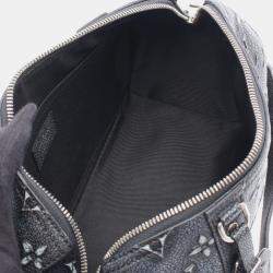 Pre Owned Louis Vuitton Grey Monogram Faded Leather City Keepall