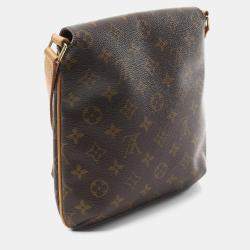 Pre Owned Louis Vuitton Musette Salsa Brown Monogram Canvas  Shoulder Bag