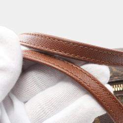 Pre Owned Louis Vuitton Papillon Brown Canvas Satchel Bag