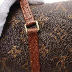 Pre Owned Louis Vuitton Papillon Brown Canvas Satchel Bag