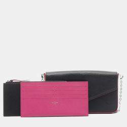 Pre Owned Louis Vuitton Felicie Black Epi Leather Pochette Shoulder Bag 