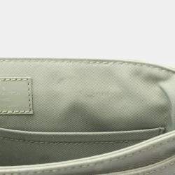 Pre Owned Louis Vuitton District PM Khaki Coated Canvas and Leather Shoulder Bag