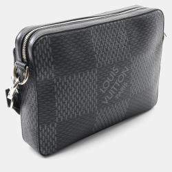 Pre Owned Louis Vuitton Trio Limited Edition Damier Graphite 3D Messenger Bag 